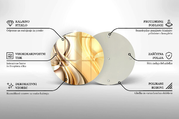De vidrio templado Abstracción de humo