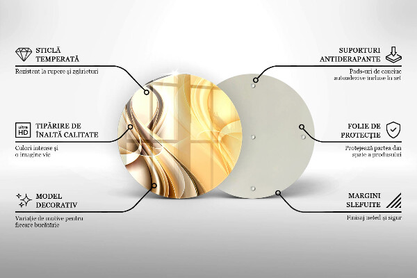 De vidrio templado Abstracción de humo