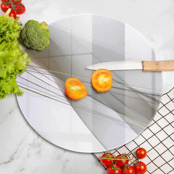 De vidrio templado Diseño de líneas abstractas