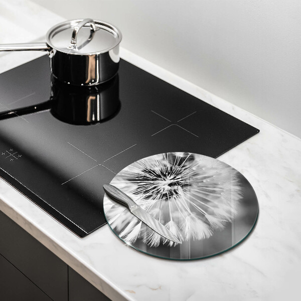 De vidrio templado Un delicado diente de león