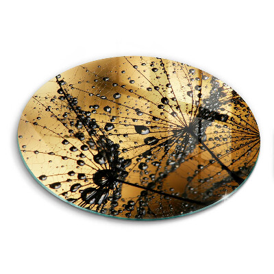 De vidrio templado Rocío y dientes de león