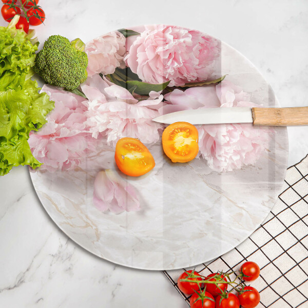 De vidrio templado Flores rosas delicadas