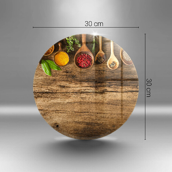De vidrio templado Cucharas de madera de especias