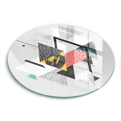 De vidrio templado Triángulos abstractos