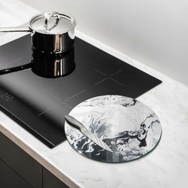 De vidrio templado Abstracción de tinta