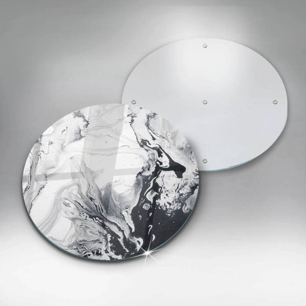 De vidrio templado Abstracción de tinta