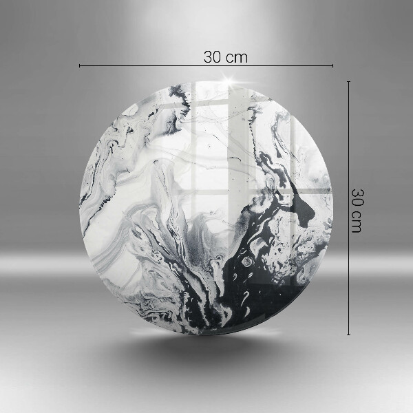 De vidrio templado Abstracción de tinta