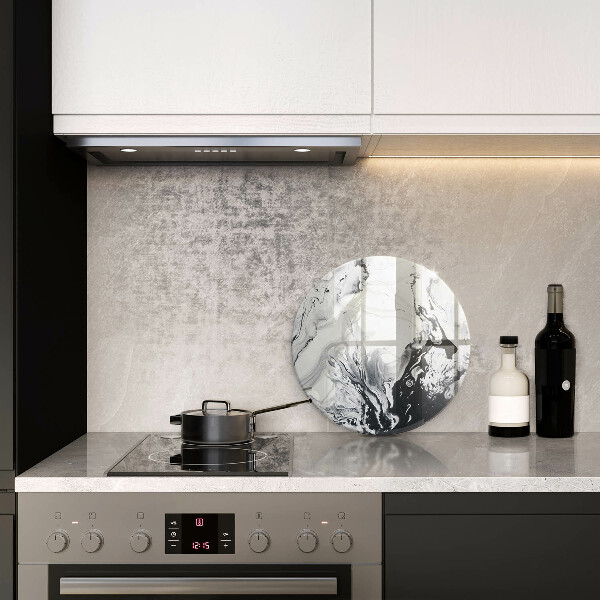 De vidrio templado Abstracción de tinta