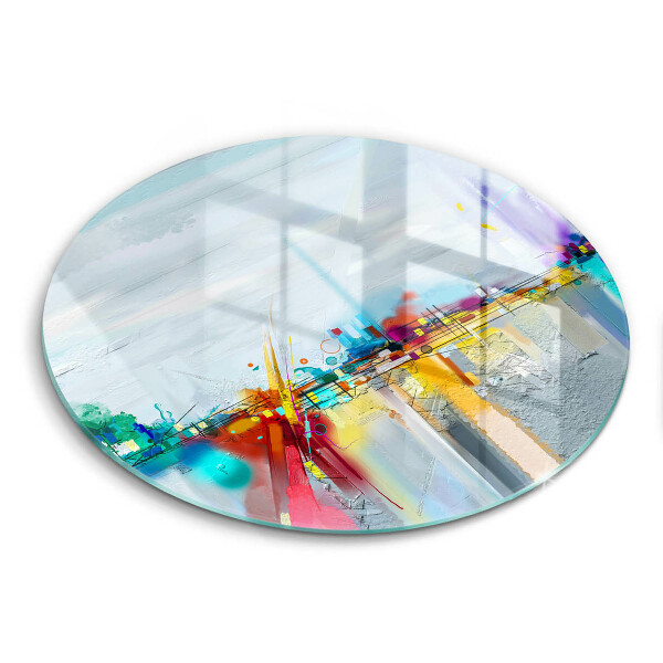 De vidrio templado Abstracción pintada