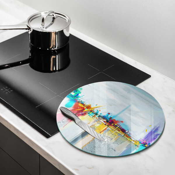 De vidrio templado Abstracción pintada