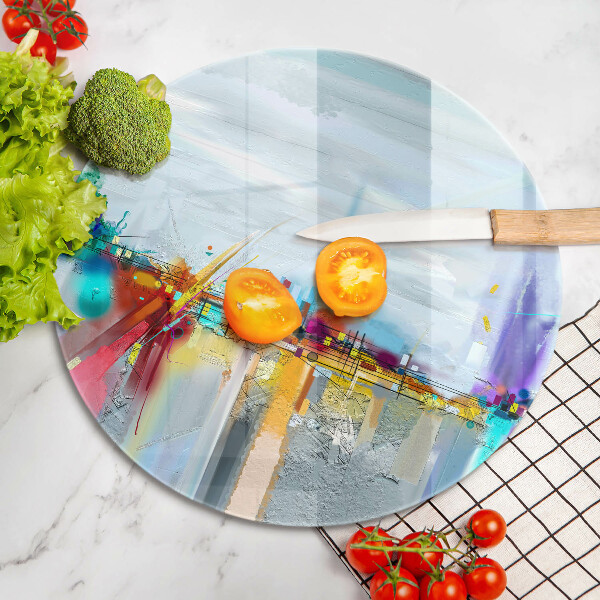 De vidrio templado Abstracción pintada