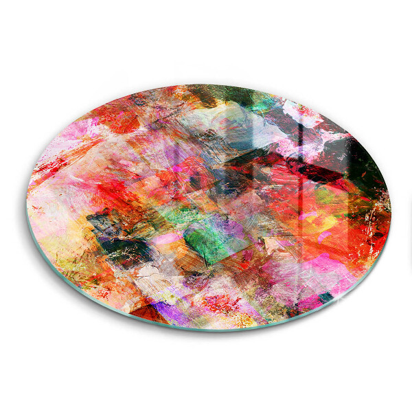 De vidrio templado Abstracción de pintura