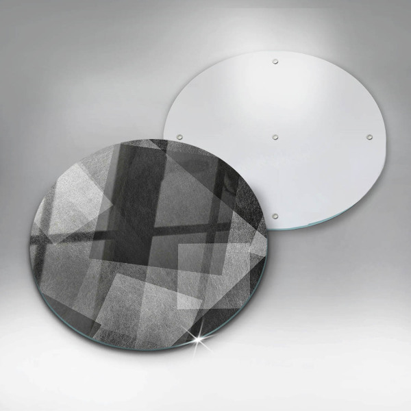 De vidrio templado Abstracción geométrica