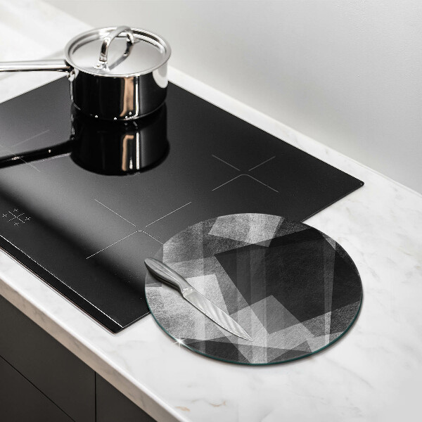 De vidrio templado Abstracción geométrica