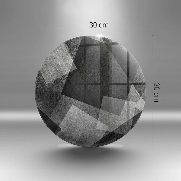 De vidrio templado Abstracción geométrica