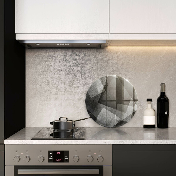 De vidrio templado Abstracción geométrica