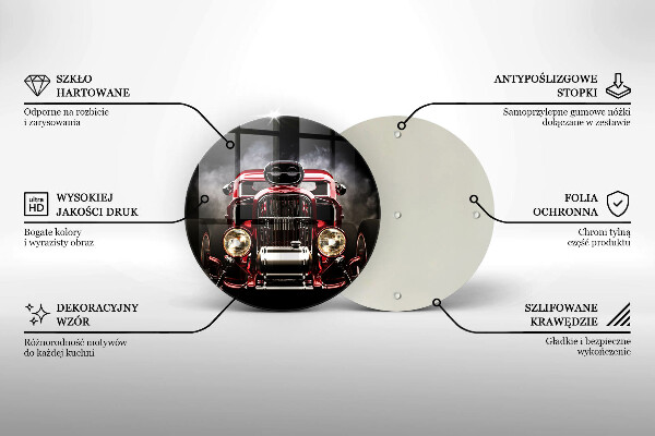 De vidrio templado Carro viejo