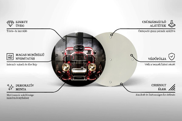 De vidrio templado Carro viejo
