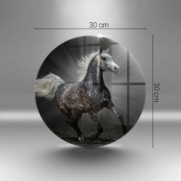 De vidrio templado Caballo al galope