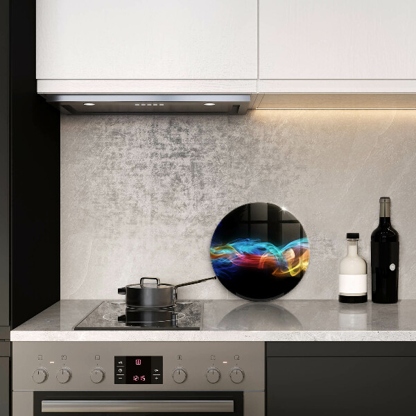 De vidrio templado Humo colorido