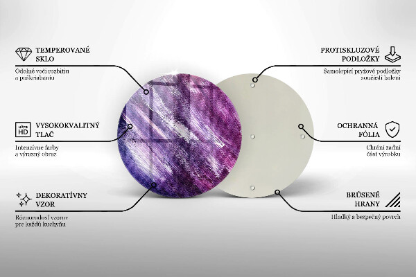 De vidrio templado Abstracción de pintura