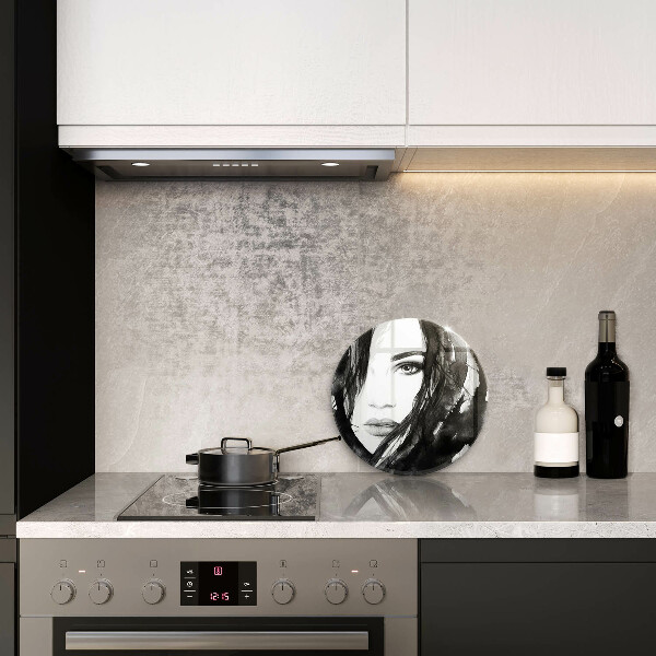 De vidrio templado Cara de mujer