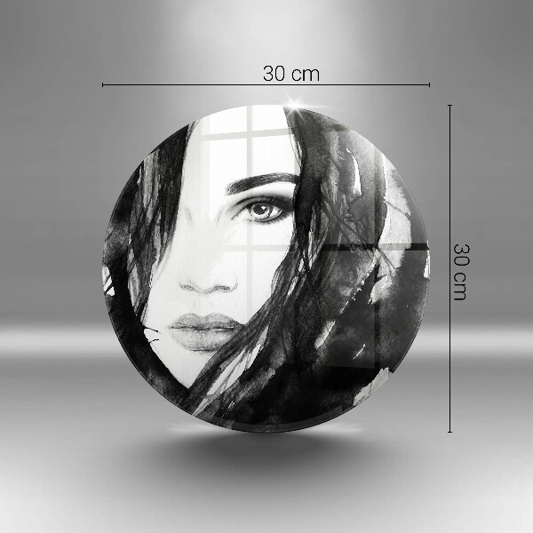 De vidrio templado Cara de mujer