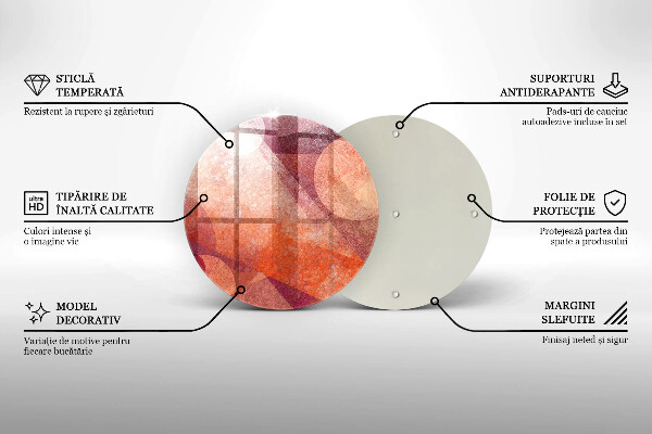 De vidrio templado Arte abstracto