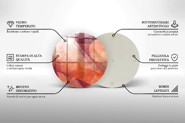 De vidrio templado Arte abstracto