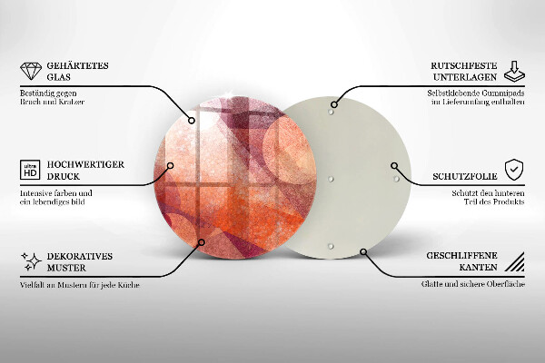 De vidrio templado Arte abstracto