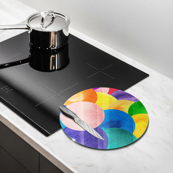 De vidrio templado Círculos de colores