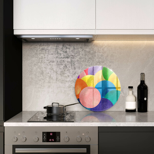 De vidrio templado Círculos de colores