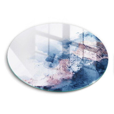 De vidrio templado Montañas pintadas abstractas