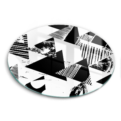 De vidrio templado Triángulos geométricos