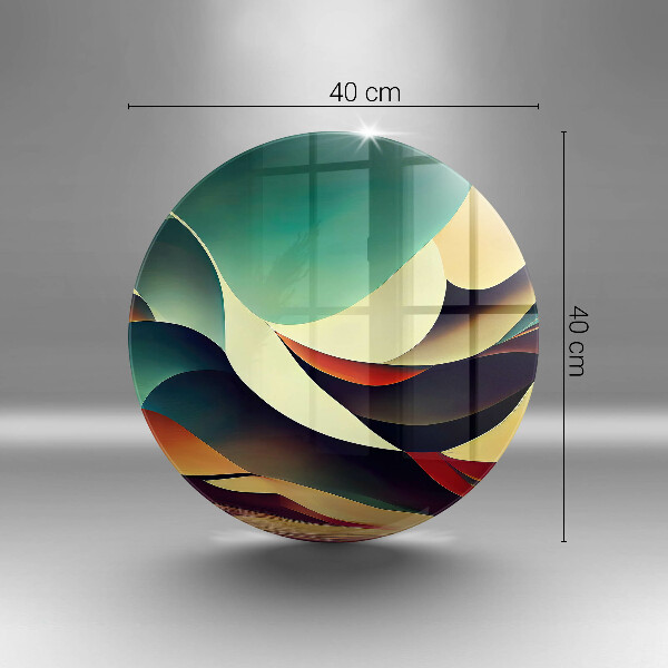 De vidrio templado Abstracción de formas