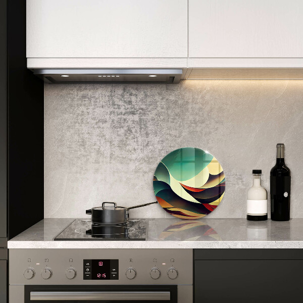 De vidrio templado Abstracción de formas