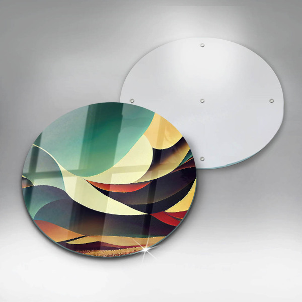 De vidrio templado Abstracción de formas