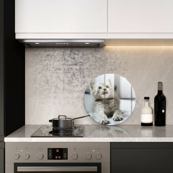 De vidrio templado Pequeño gatito lindo