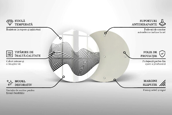 De vidrio templado Abstracción lineal