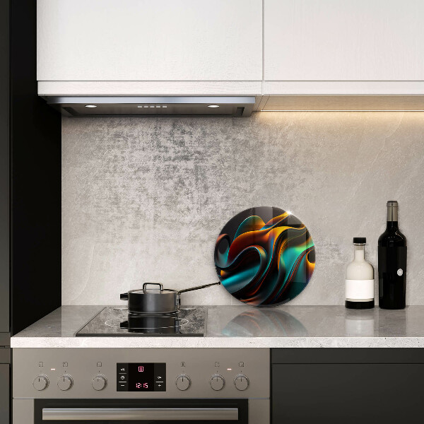 De vidrio templado Abstracción colorida