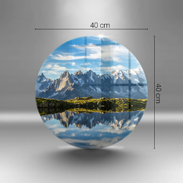 De vidrio templado Paisaje de montaña