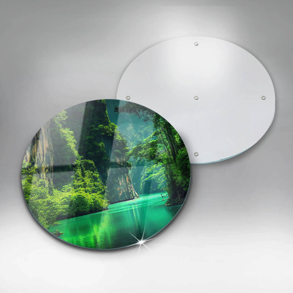 De vidrio templado Paisaje de laguna