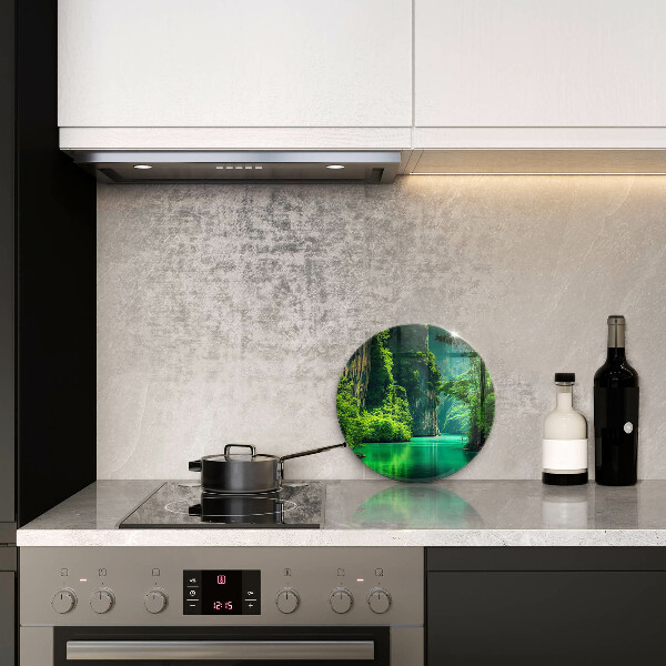 De vidrio templado Paisaje de laguna