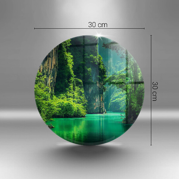 De vidrio templado Paisaje de laguna