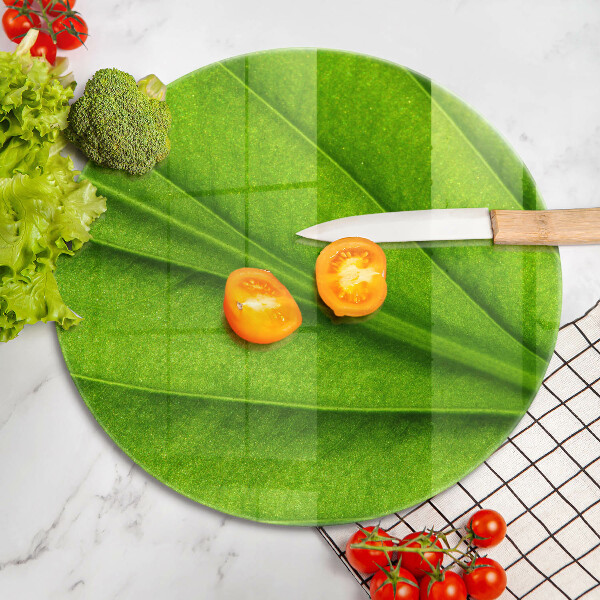 De vidrio templado Hoja de vena natural