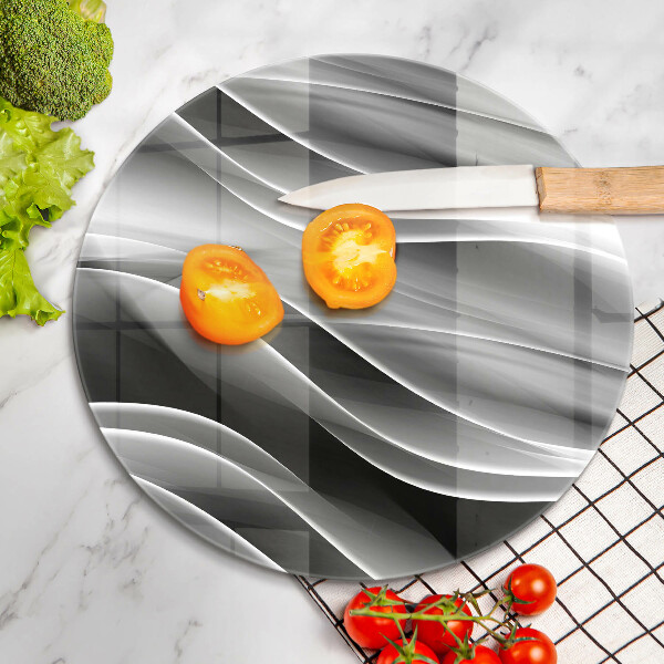 De vidrio templado Líneas abstractas de humo