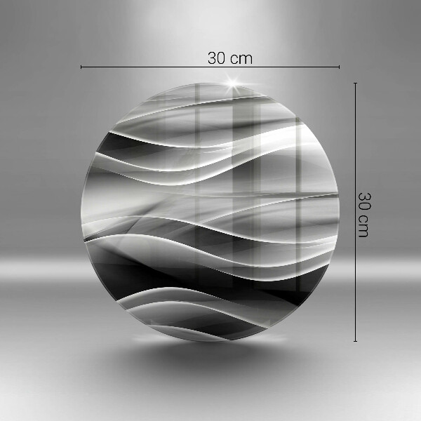De vidrio templado Líneas abstractas de humo