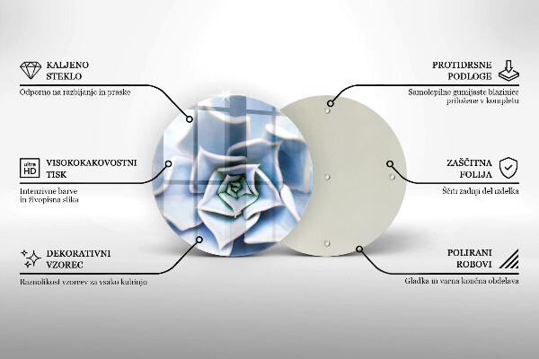 De vidrio templado Planta de flores