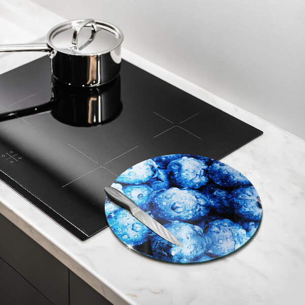 De vidrio templado Arándanos jugosos