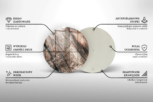 De vidrio templado Estructura de madera
